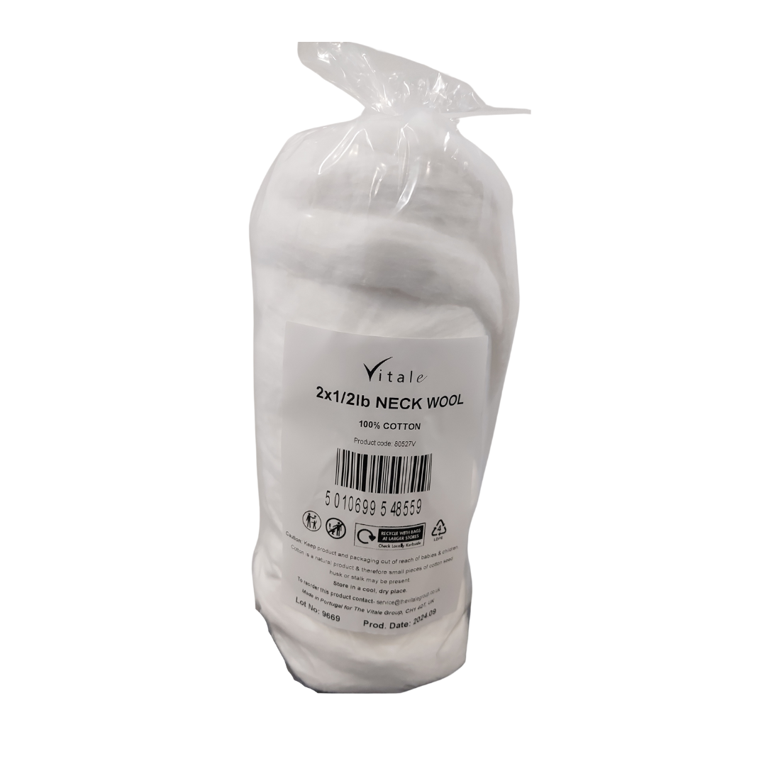 Vitale Neck Wool (2 x 1/2 lbs) – hygiene or disposable product by Caress