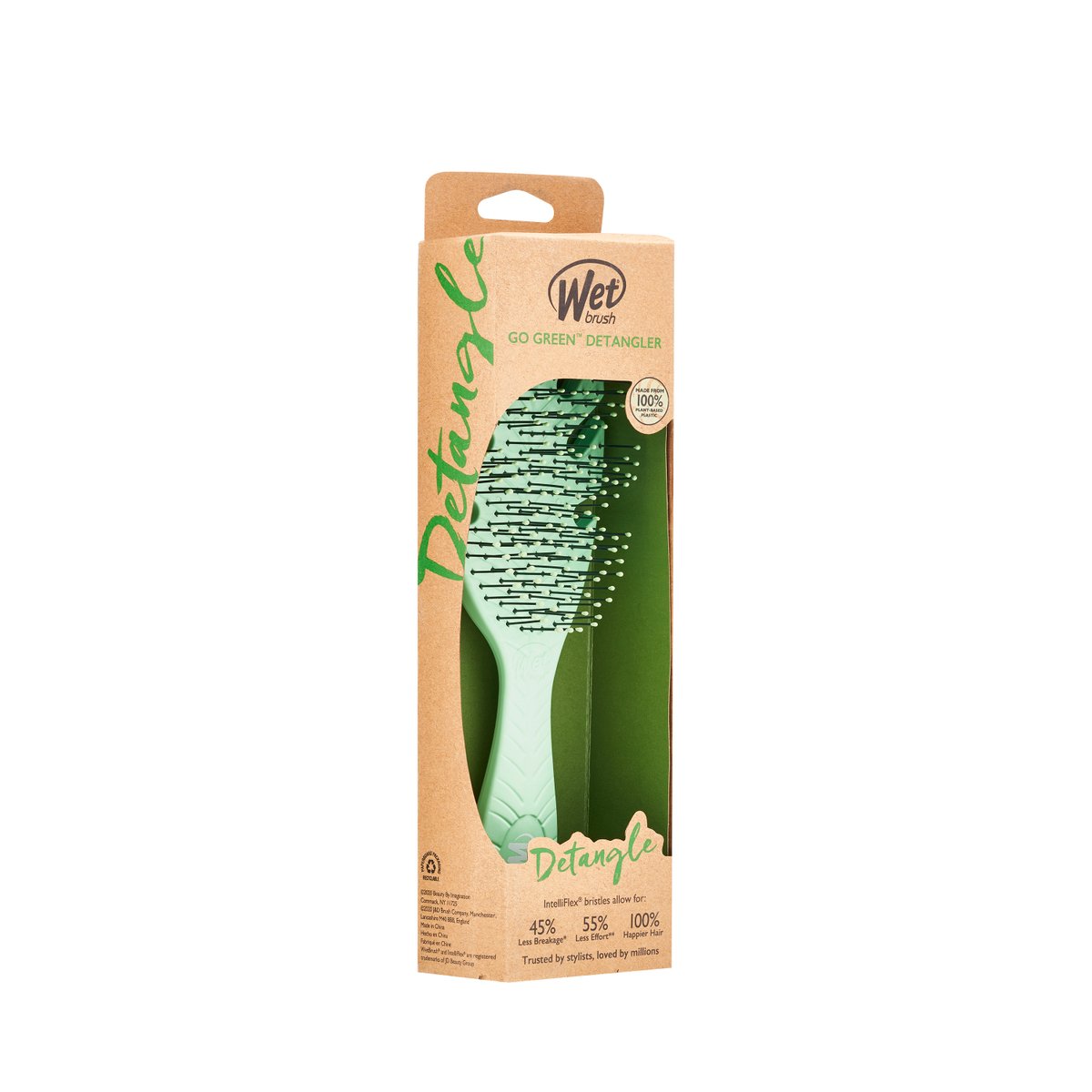 WetBrush Go Green Detangler Green – hair brush by Wet Brush