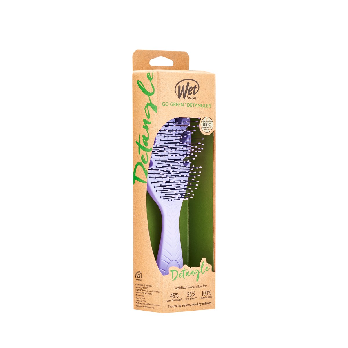 WetBrush Go Green Detangler Lavendar – hair brush by Wet Brush