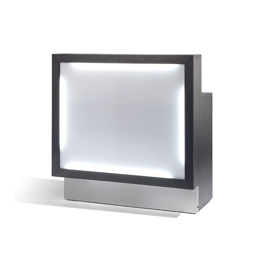 SIBEL AUREOLA Illuminated reception Desk – piece of salon furniture by Sibel