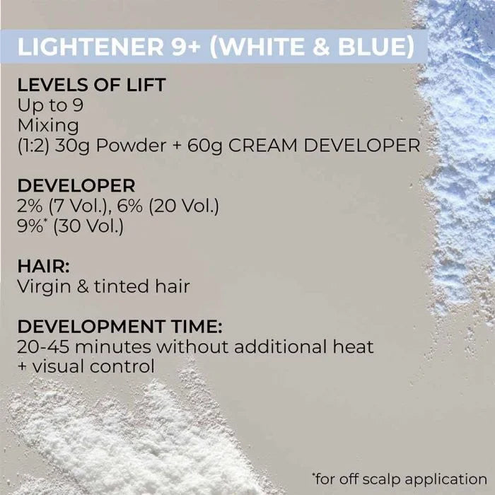 Indola Blonde Expert White Bleaching Powder Lightener 9+ – view 4
