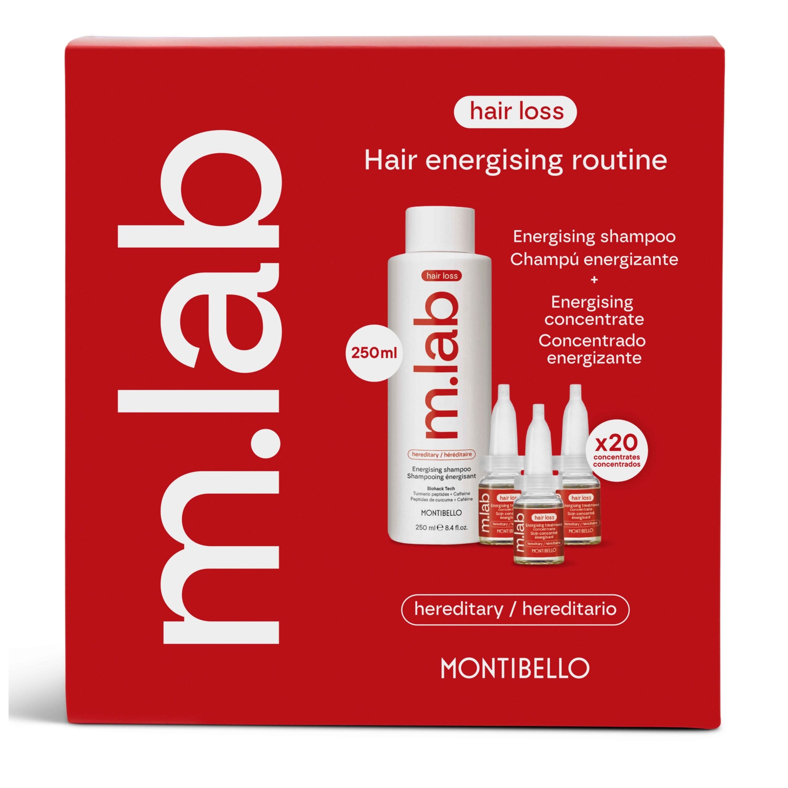Montibello M.Lab Energising Hereditary Pack – scalp-care product by Montibello