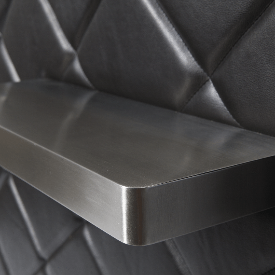 SIBEL FIDUCIA Wood Veneer Reception Desk – view 4