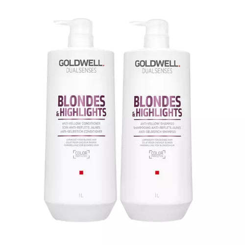 Goldwell Dualsenses Blondes & Highlights Shampoo & Conditioner Duo (2 x 1000ml)