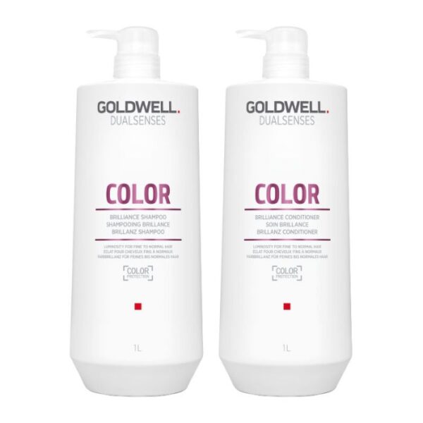 Goldwell DualSenses Color Brilliance Shampoo & Conditioner Duo Bundle (2 x 1000ml)