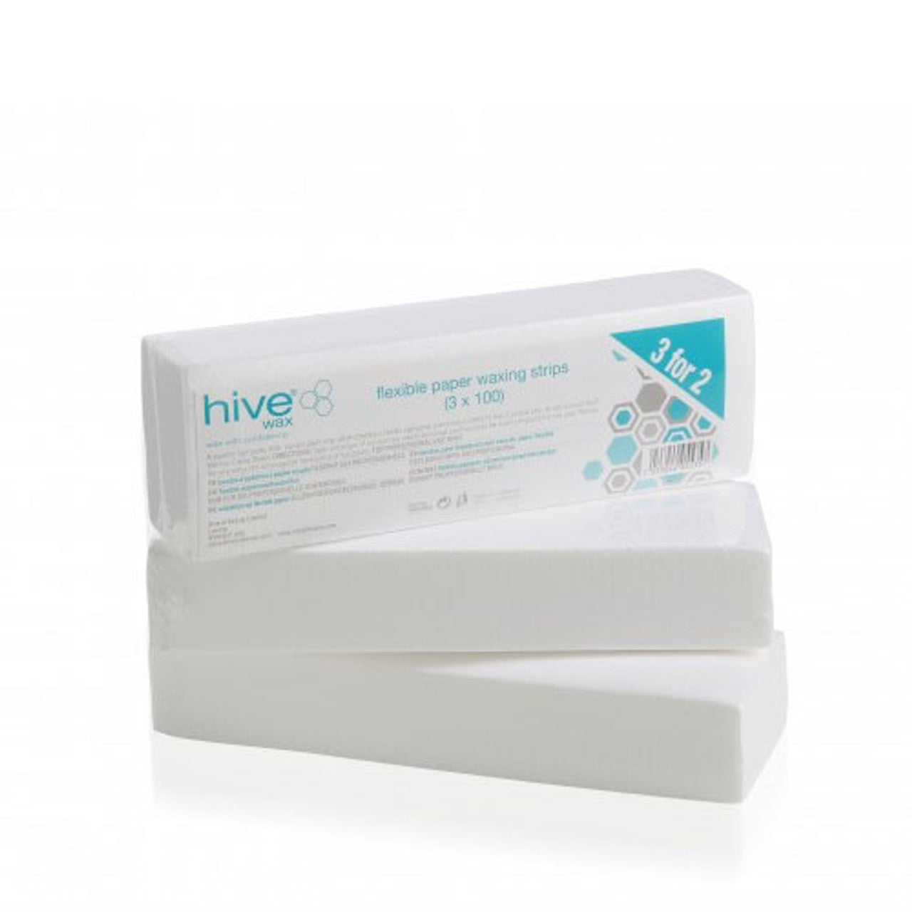 Hive Flexible Paper Waxing Strips 3 for 2 (3 x 100) – pack of strips by Hive