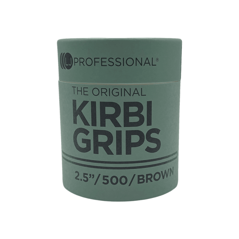 LJ Professional KIRBI Grips Extra Long 2.5" (500 pack) – pack of grips by Macintyre