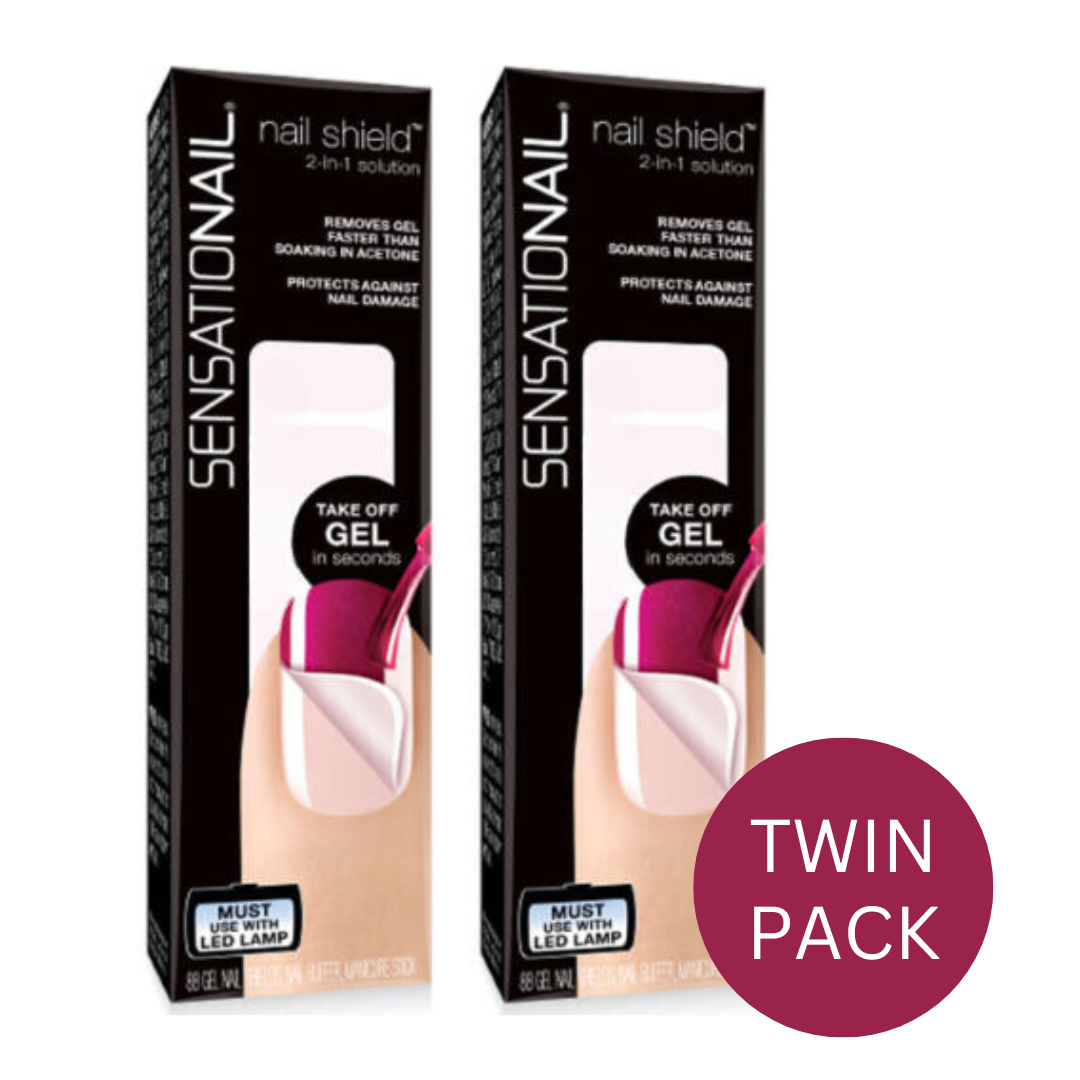 SensatioNail Nail Shields | Peel Off UV Gel Polish Remover Shield (2 Pack) – view 2