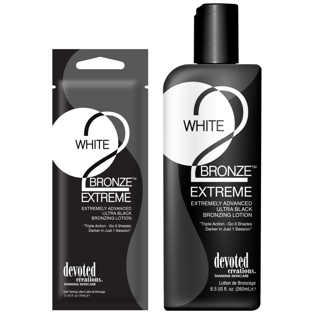 DC White 2 Bronze Black – sunbed tanning product by Devoted Creations